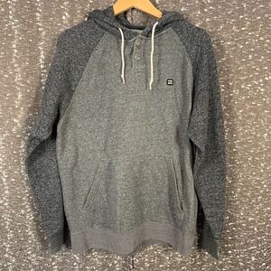 Billabong Henley Pullover‎ Hoodie Sweatshirt Skater Surfer Men's Medium